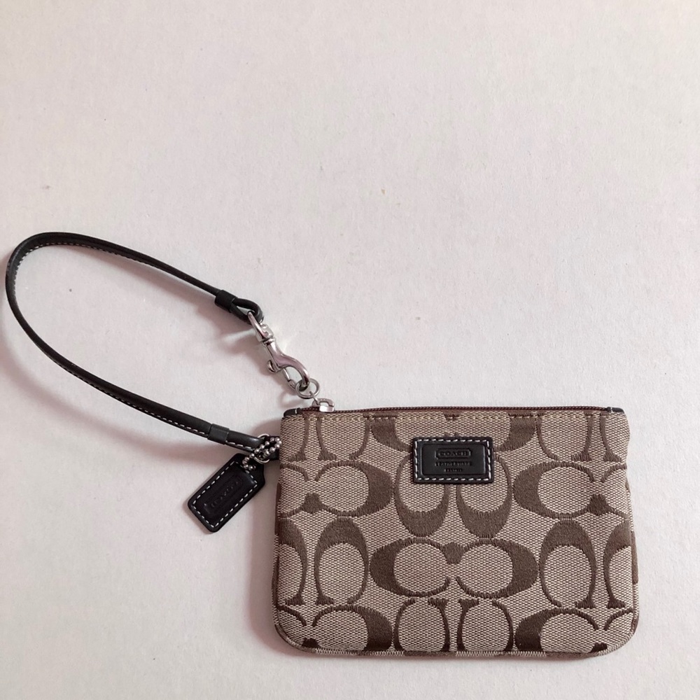 Coach Signature Wristlet